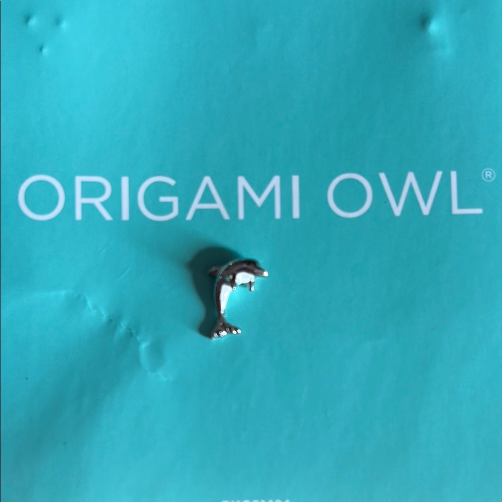 Origami Owl Silver Dolphin Charm